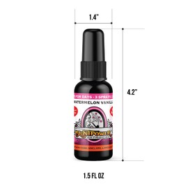 BluntPower (Watermelon Vanilla, 1 Pack) Concentrated Air Freshener for Room and Car Spray - Oil-Based Diffuser Spray Bottle - Long-Lasting Bathroom Spray, Car Freshener, & Odor Eliminator Spray