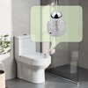 Powerful Suction Cup Glass Mirror Door Handle, Bathroom Shower Grab