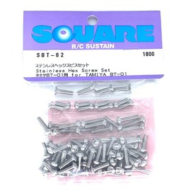 Square Stainless Steel Hex Screw Set for Tamiya BT-01 SBT-62