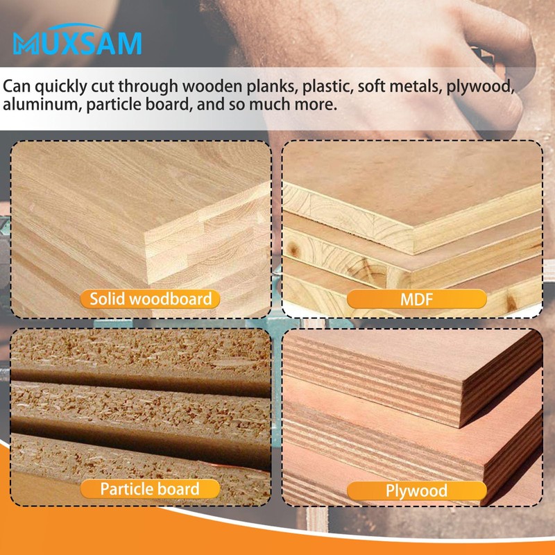 MUXSAM 1/4 inch Hex Shank Countersink Drill Bit Power Tools