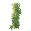 Green Artificial Plant Fake Leaves Aquarium Fish Tank Reptile Terrarium
