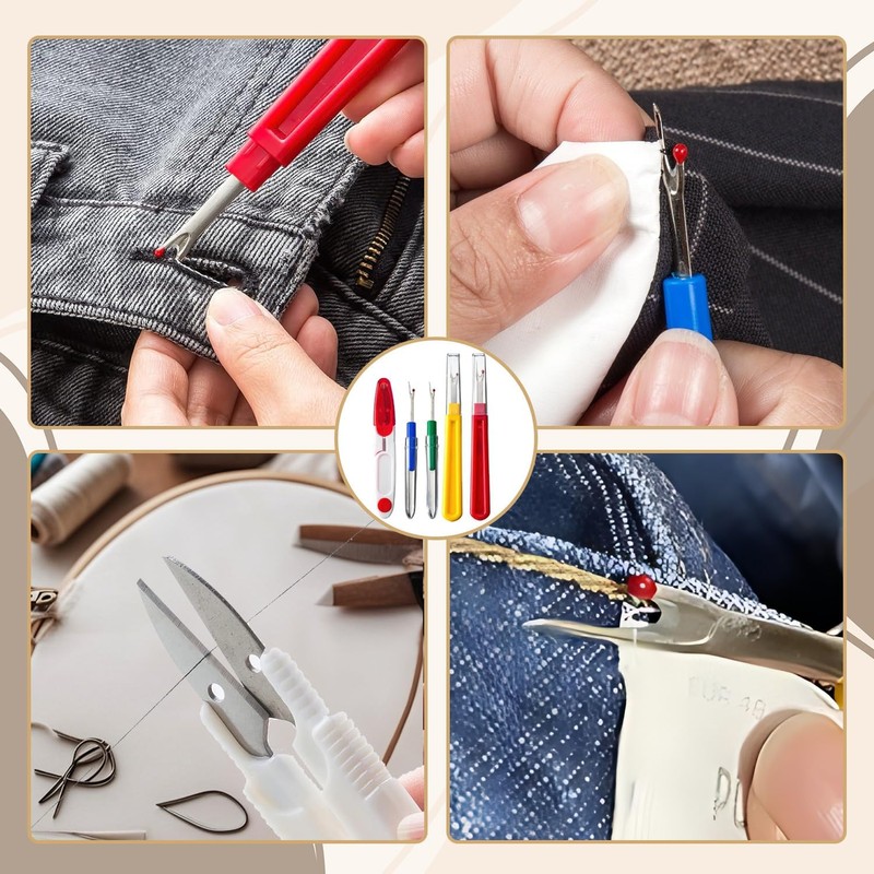 Stitch Ripper Seam Ripper and Thread Remover Kit for Sewing