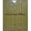 MOLDS AND THINGS High Heel Shoe Chocolate Mold, Make up kit Chocolate Candy Mold, Manicure kit Fashion Chocolate Candy Mold with Candy Making Instruction