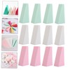 IWOWHERO 30pcs Triangle Trapezoid Shape Makeup Pads Dry Wet Suitable