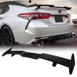 ZXMOTO Fits for 2018 2019 2020 2021 2022 2023 2024 2025 Toyota Camry Rear Spoiler Wing Matte Black