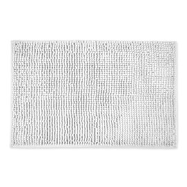 Emma Barclay Noodle Soft Touch Non-Slip Bathroom Rug in White - Shower Mat 40x60cm