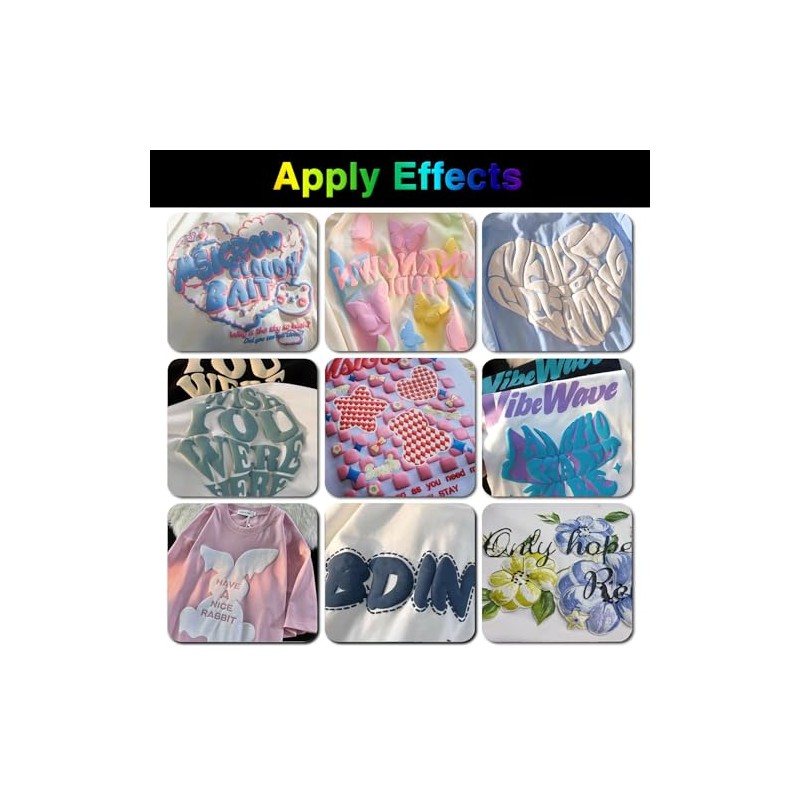 TORC Black Puff 3D HTV Vinyl Heat Transfer, 12" x10ft