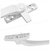LOVIVER Replacement Window Handles Right/Left Hand,Zinc Alloy Window Hardware,Window Handle