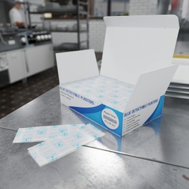 JFA Blue Medium Strip Plasters 19x72mm 100 Plasters per Pack