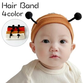 Plus Nao Hair Band Hair Accessories for Baby Children Baby Girls Boys Headband Horns Cute Unique Funny Ki-Red