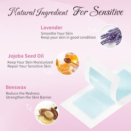 Beauty7 Tiras de cera para cejas, 88 tiras de cera corporal todo en uno, tira de depilación de labios, piernas de bikini, brazos, tira de cera facial,