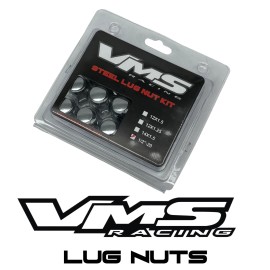VMS Racing 20 VMS Racing 1/2-20 Drag Wheels Chrome Spline Close End Lug Nuts Forged Steel