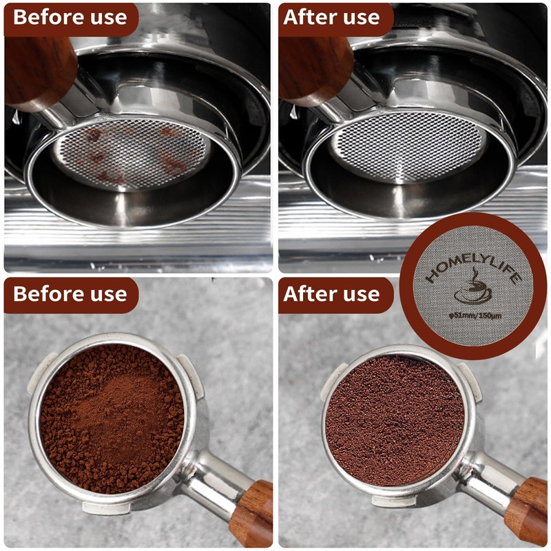 WDT Tool Espresso Puck Screen, 51mm Espresso Accessories Kit -