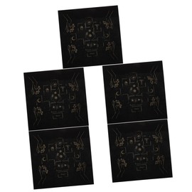Ciieeo 1 Set Tarot Cloth Flannel Altar Tablecloth for Divination Card Reading Compact Storage Design Elegant Mystical Pattern for Tarot Gatherings