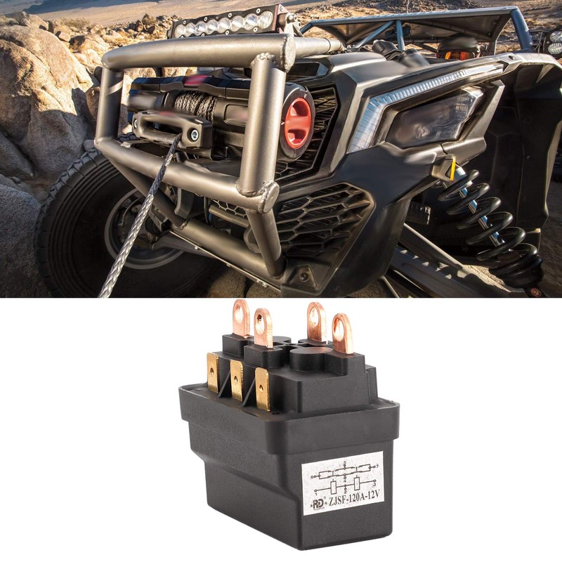 12V 120A Winch Solenoid Relay Contactor Steel Universal for Winch