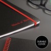 Black n' Red Notebooks, Business Journals, 3 Pack, 8-1/4" x