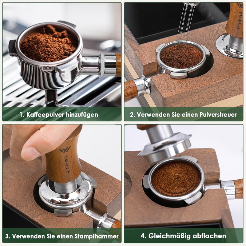 Bottomless Portafilter 54 mm 3 Ears, Filter Holder 54 mm