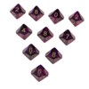 Yourandoll 10 Pieces Polyhedral Dice D10 Dice Dice Game Cube