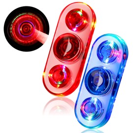 SCIONE 2Pack LED Fidget Spinner for Kids 4-8-12, Light up Sensory Fidget Stress Toys Adults, Glow in The Dark Mini Hand Spinners for Classroom Prizes Party Favors Boys Girls Birthday Gifts