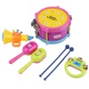 Instrumento Musical , 7Pcs Preescolar Musicales Set Tambor Campana Arena