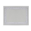 Regent Tray - Mirrored Glass - Inset Border of Multifaceted