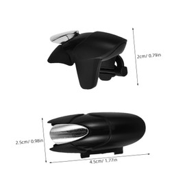 Operitacx 1 Paar Schießspiel-controller Gamepad-zubehör Spiel Griff Gaming-trigger Für Das Telefon Telefonauslöser Mobile Gaming -auslöser Mobile Gamecontroller Telefon-controller Black Abs