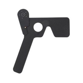 Healeved 1pc Blindfold Glasses Black Eye Exam Tool Eye Occluder for Eye Exam Occluder Pinhole Eye Patch Test Tool Kid Glasses Black Glasses Pin Hole Plastic