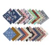 Marubhumi Set of 10 Multicolored Reusable Cloth Napkins - Soft,