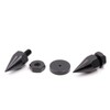 Flushbay 4 Pack Speaker Spikes M8 Black Audio Speaker Insulator