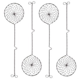 nuluxi Stainless Steel Fondue Sieve Fondue Sieves with Handles Fine Mesh Kitchen Sieve Strainer Strainer Practical Sieve Spoon Practical Fondue Accessories Perfect for Cooking Vegetables Mushrooms