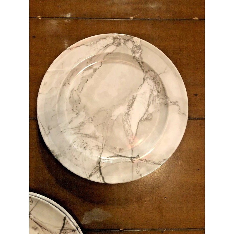 Tommy Bahama 8 pc TOMMY BAHAMA Set MELAMINE Gray Grey