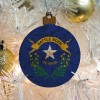 Unbranded Rustic Distressed Nevada State Flag Wood Christmas Tree Holiday