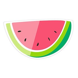 slant collections Creative Brands 8-Count Shaped Paper Plates, 6.9 x 3-Inch, Watermelon