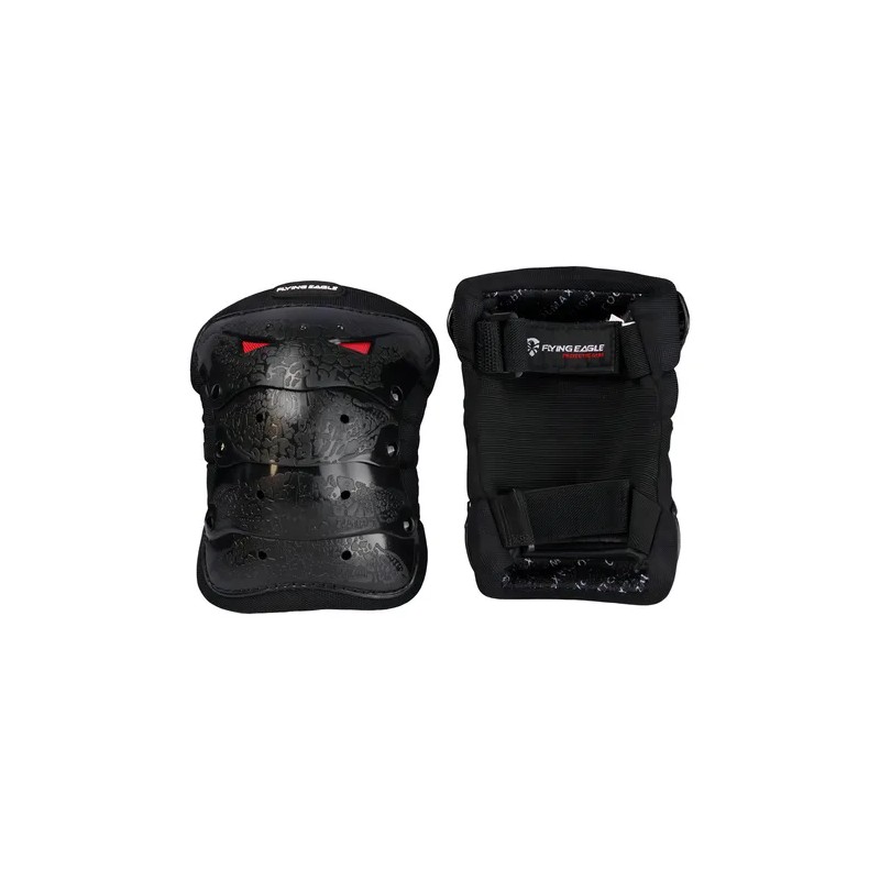 Set Protecciones Flying Eagle Lobster Negro XL Patinaje Skate Adultos