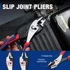 WORKPRO 8” Slip Joint Pliers Tool, Large Soft Grip,Rust Prevention