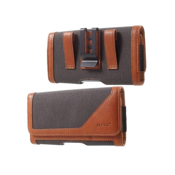 DFV mobile - Case Metal Belt Clip Horizontal Design Textile
