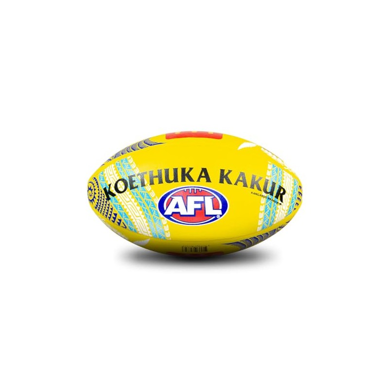 Sherrin AFL Footy 2024 SDNR Leather Replica Game Football Size