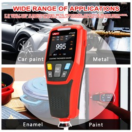 UNI-T UT343D Digital Coating Thickness Gauge Meter Tester Range 0 To 1250um With USB Data Function
