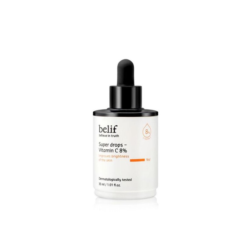 Belief 빌리프 슈퍼 드랍스-비타민 C 8퍼센트 30ml 피부 항산화케어 앰플