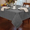 Classic Home Store Alan Symonds Tablecloths Gingham Tablecloth Black 36