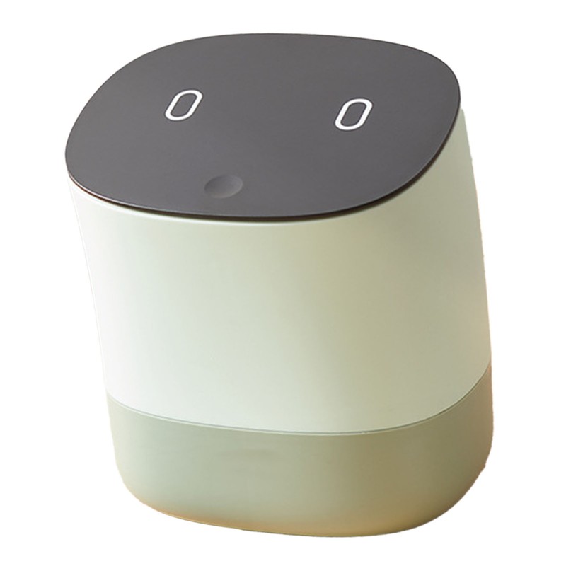 Mini Trash Can with Lid Small Desktop Trash Can Detachable
