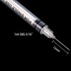 SKXZK 1ml/cc 30G Plastic Multi-Purpose Measuring Tools, Individually Packed (100