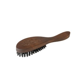 Holz-Leute 1 Hair Brush with Natural Bristles, a Brush Made of Fine Walnut with High-Quality Boar Bristles, for All Hair Types, Including Long and Wavy Hair