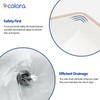 Dcolora Undermount Bathroom Sink Rectangle 18"x14" White Porcelain Ceramic Rectangular
