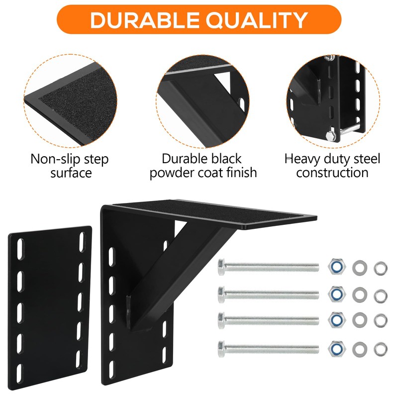 MECTL Frame Mounted Trailer Step,Boat Trailer Step,Supports up to 300