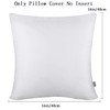 4 Pack Pillow cover,Cotton Comfortable Solid Decorative Throw Pillow Case