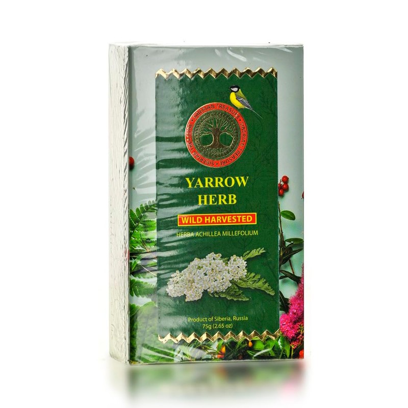 Yarrow Herb, Wild Harvested, Premium Quality, 2.65 OZ (75 Grams)