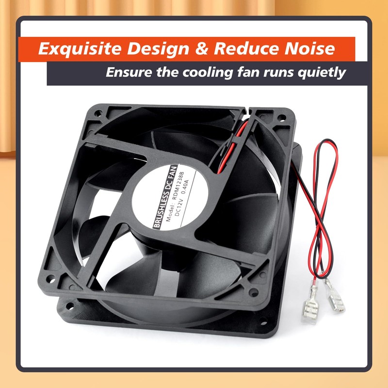 Mhrxusd RDM1238B Chassis Cooling Fan Compatible with Norcold RV 2118