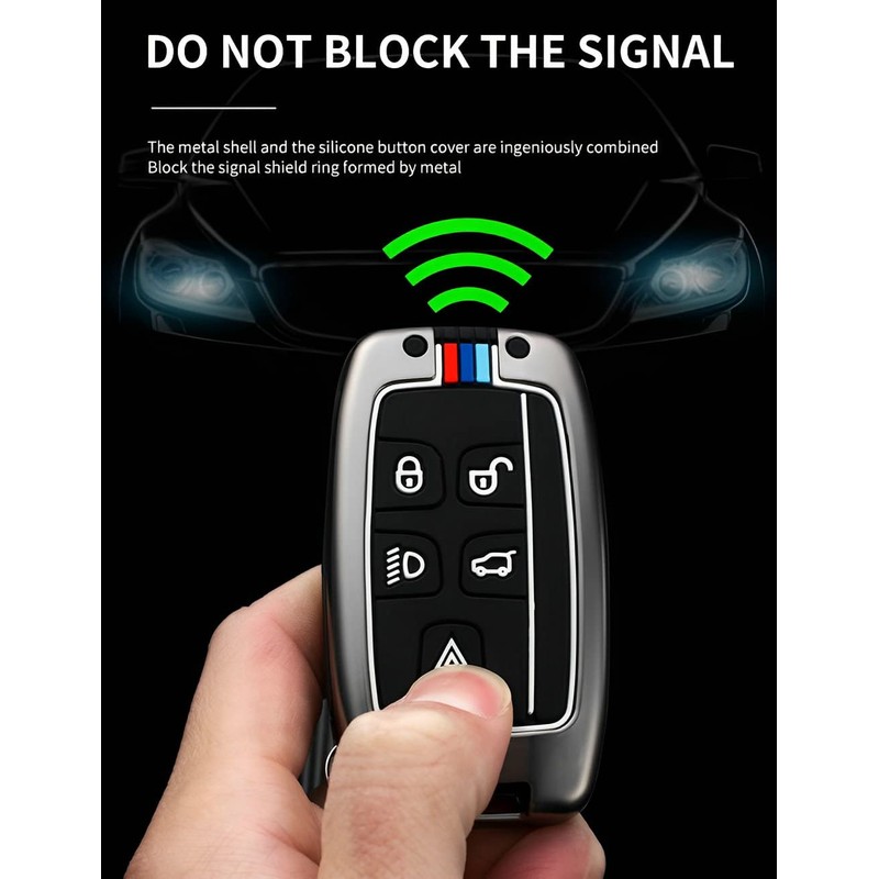 Key Fob Cover Case for Land Rover Metal Shell Smart