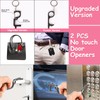 Ezindraw 2 PCS Hand Sanitizer Spray Keychains, Premium Leather Hand